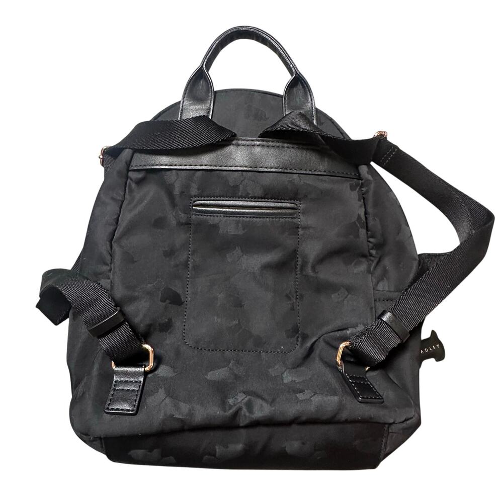 Radley London Black Jacquard Dog Print Backpack - Picture 2 of 14